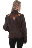 Scully OLD BROWN LADIES JACKET - Scully Leather