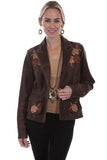 Scully OLD BROWN LADIES JACKET - Scully Leather
