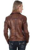Scully BROWN QUILTED LADIES JACKET - Scully Leather