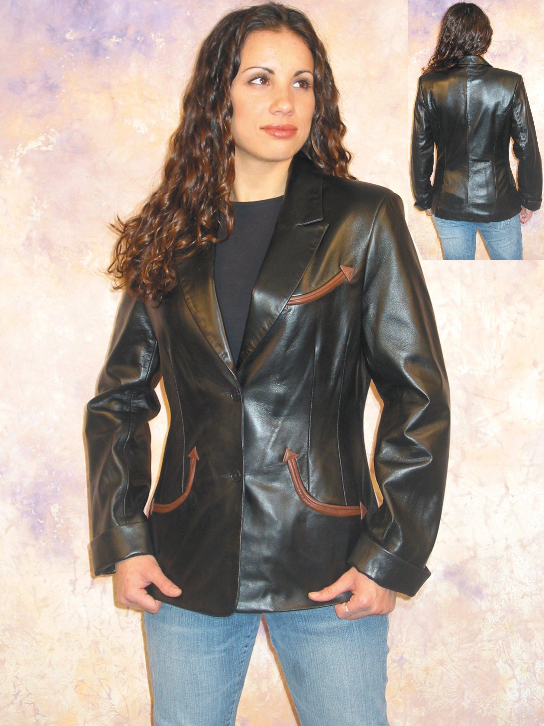 Scully BLACK LAMB BELMONT JACKET - Scully Leather