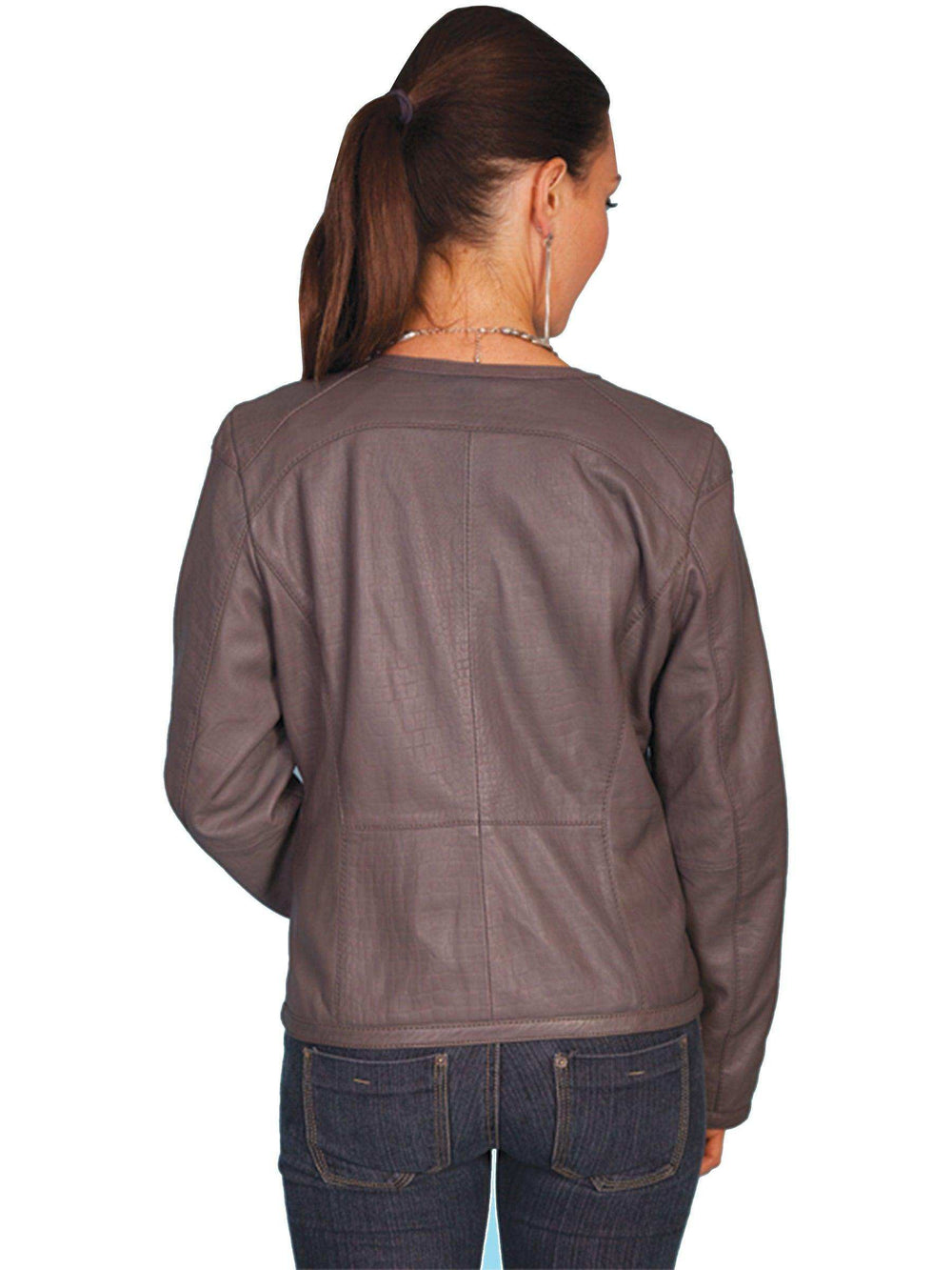 Scully GREY LAMB LADIES JACKET - Scully Leather - Flyclothing LLC