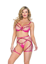 Roma Costume Kiss & Tell 3-Piece Short Set - Roma Costume - Flyclothing LLC