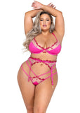 Roma Costume Kiss & Tell 3-Piece Garter Set - Roma Costume