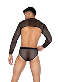 Roma Costume Mens X-Posed Crop Top - Roma Costume
