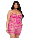 Roma Costume LI625 Bubblegum Heart Slip 2-Piece Set - Roma Costume