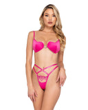 Roma Costume LI626 Bubblegum Heart Cup 2-Piece Short Set - Roma Costume