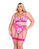 Roma Confidential Sultry Siren 3-Piece Garter Bra Set - Roma Costume - Flyclothing LLC