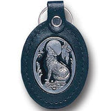 Leather Keychain - Wolf - Siskiyou Buckle