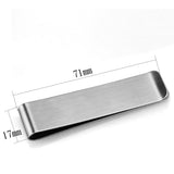 Alamode High polished (no plating) Stainless Steel Money clip with No Stone - Alamode