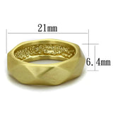 Alamode Gold & Brush Brass Ring with No Stone - Alamode - Flyclothing LLC