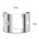 Alamode Stainless Steel Bangle with No Stone - Alamode - Flyclothing LLC