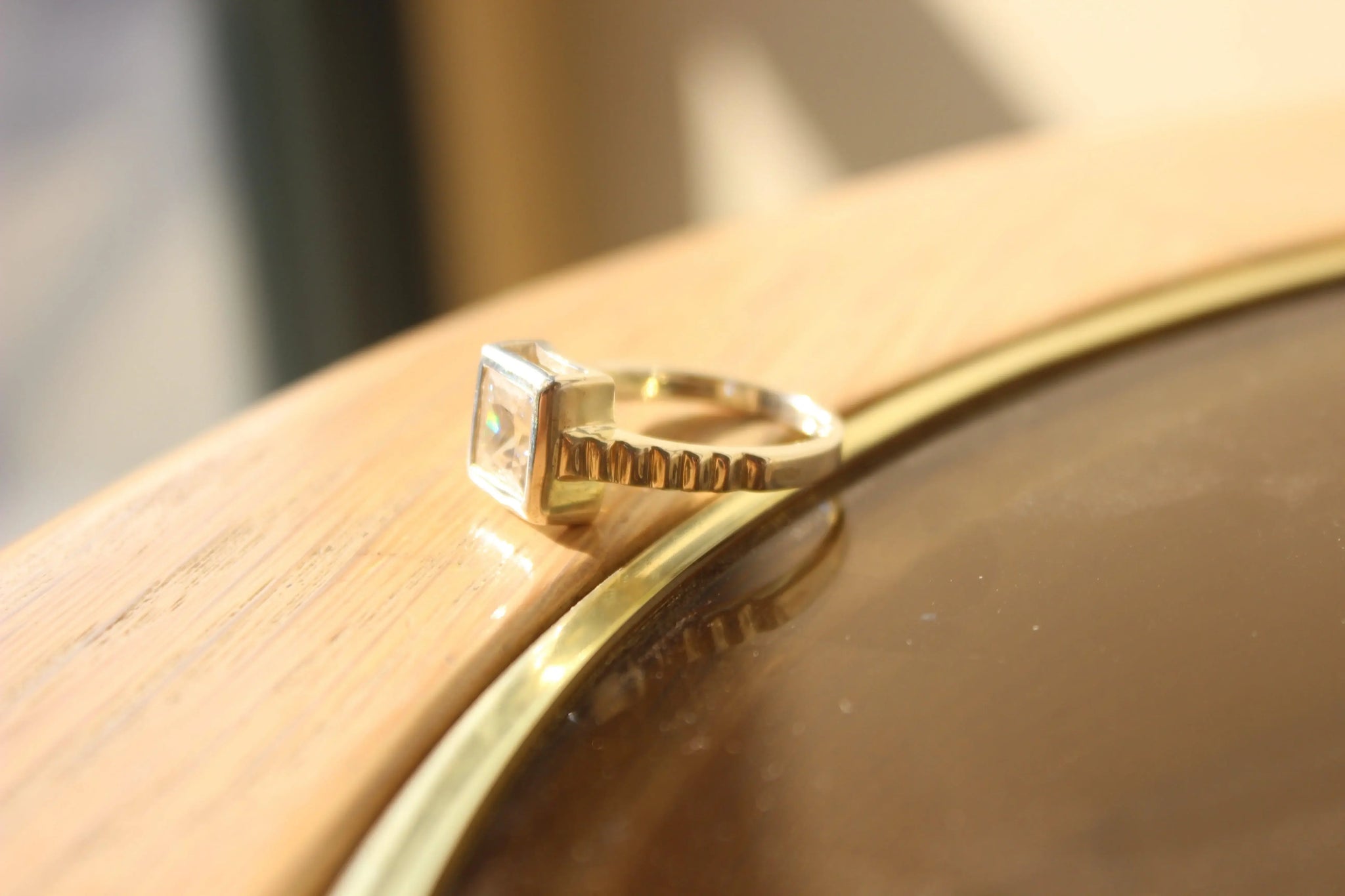 Alamode Rhodium 925 Sterling Silver Ring with AAA Grade CZ in Clear - Alamode - Flyclothing LLC