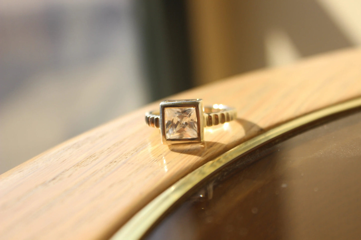 Alamode Rhodium 925 Sterling Silver Ring with AAA Grade CZ in Clear - Alamode - Flyclothing LLC