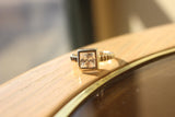 Alamode Rhodium 925 Sterling Silver Ring with AAA Grade CZ in Clear - Alamode