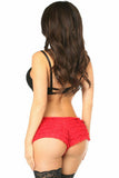Daisy Corsets Red Lace Ruffle Panty - Daisy Corsets