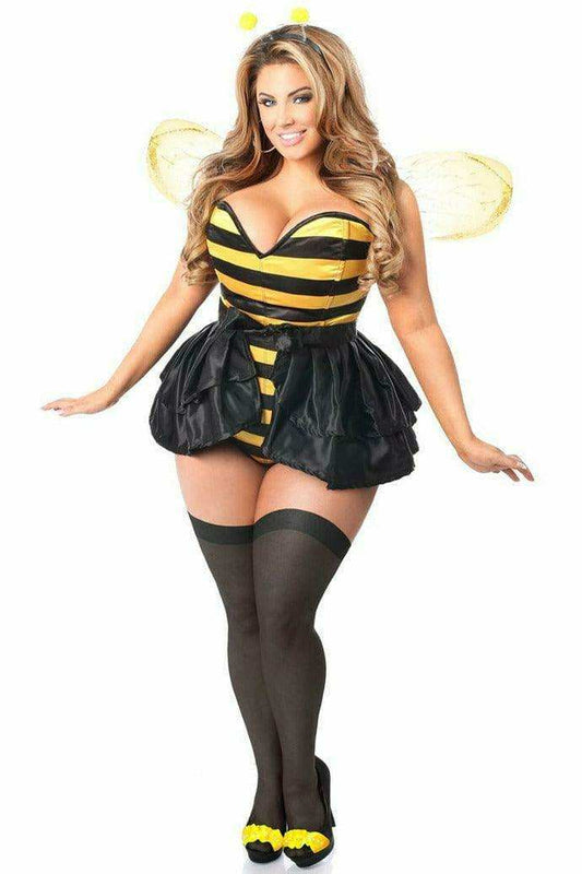 Daisy Corsets Lavish 4 PC Flirty Bee Corset Costume - Daisy Corsets - Flyclothing LLC