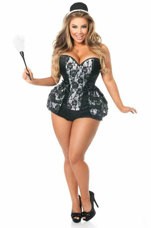 Daisy Corsets Lavish 5 PC French Maid Corset Costume - Daisy Corsets