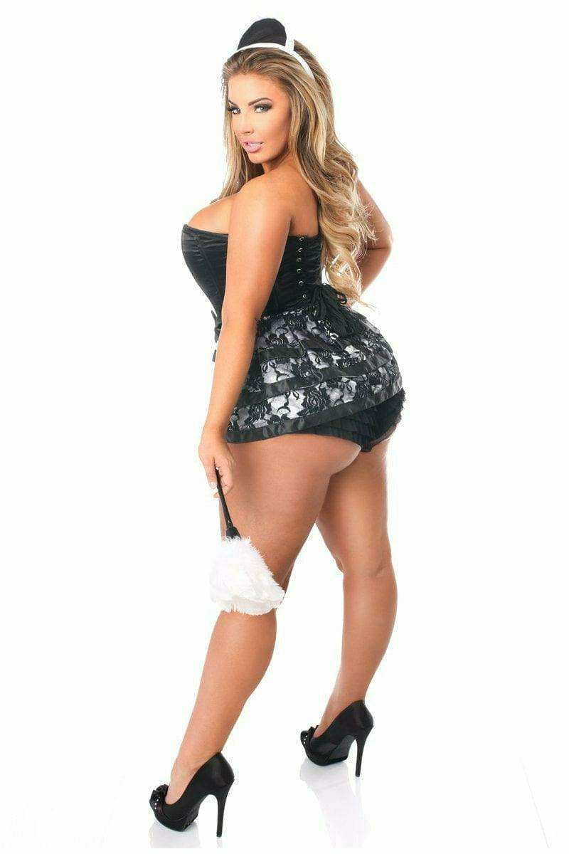 Daisy Corsets Lavish 5 PC French Maid Corset Costume - Daisy Corsets - Flyclothing LLC