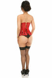 Daisy Corsets Lavish Red Sheer Lace Underwire Open Cup Underbust Corset - Daisy Corsets
