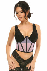Daisy Corsets Lavish Lavender Mesh Open Cup Waist Cincher - Daisy Corsets