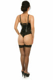 Daisy Corsets Lavish Black Patent Mini Cincher - Daisy Corsets