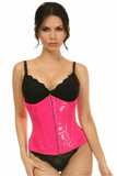 Daisy Corsets Lavish Hot Pink Patent Underbust Corset - Daisy Corsets