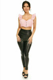 Daisy Corsets Lavish Lt Pink Eyelet Underwire Bustier Top w/Removable Ruffle Sleeves - Daisy Corsets - Flyclothing LLC