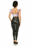 Daisy Corsets Lavish Lavender Eyelet Underwire Bustier Top w/Removable Ruffle Sleeves - Daisy Corsets - Flyclothing LLC