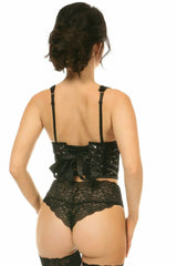 Daisy Corsets Lavish Celestial Satin Open Cup Waist Cincher - Daisy Corsets - Flyclothing LLC