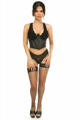 Daisy Corsets Lavish Celestial Satin Open Cup Waist Cincher - Daisy Corsets - Flyclothing LLC