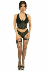 Daisy Corsets Lavish Celestial Satin Open Cup Waist Cincher - Daisy Corsets - Flyclothing LLC