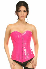 Daisy Corsets Lavish Hot Pink Patent Overbust Corset - Daisy Corsets - Flyclothing LLC