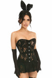 Daisy Corsets Lavish 4 PC Sexy Black Bunny Costume - Daisy Corsets