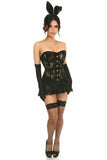 Daisy Corsets Lavish 4 PC Sexy Black Bunny Costume - Daisy Corsets
