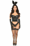 Lavish 4 PC Sexy Bustier Bunny Costume - Daisy Corsets