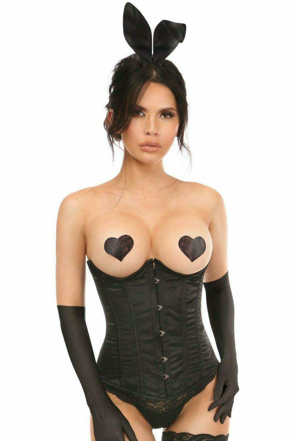 Daisy Corsets Lavish 4 PC Seductive Bunny Corset Costume - Daisy Corsets - Flyclothing LLC