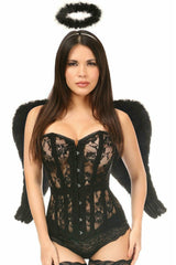 Daisy Corsets Lavish 3 PC Sexy Dark Angel Corset Costume