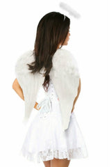 Daisy Corsets Lavish 3 PC Innocent Angel Corset Costume - Daisy Corsets - Flyclothing LLC