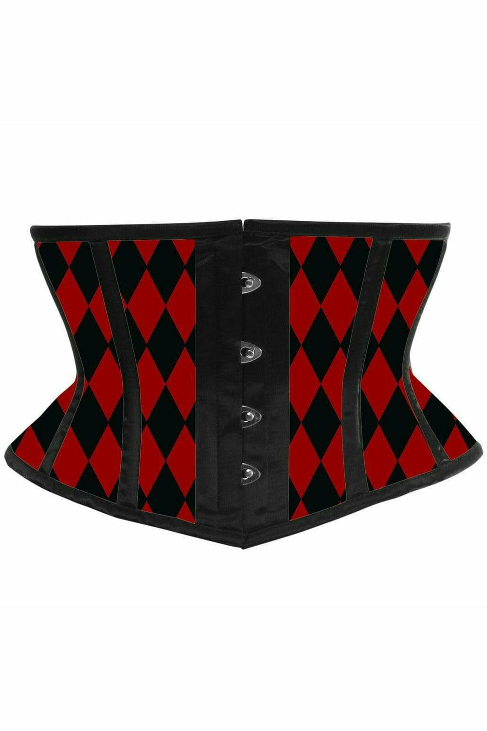 Daisy Corsets Lavish Black & Red Diamond Waist Cincher - Daisy Corsets