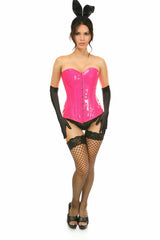 Daisy Corsets Lavish 4 PC Pink Patent Bunny Corset Costume - Daisy Corsets - Flyclothing LLC