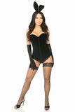 Daisy Corsets Lavish 4 PC Velvet Bunny Corset Costume - Daisy Corsets