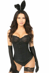 Lavish 4 PC Lace Cincher Bunny Corset Costume - Daisy Corsets - Flyclothing LLC