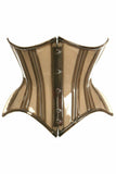 Daisy Corsets Lavish Mocha Clear Curvy Underbust Waist Cincher Corset - Daisy Corsets