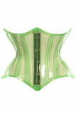 Daisy Corsets Lavish Green Clear Curvy Underbust Waist Cincher Corset - Daisy Corsets - Flyclothing LLC
