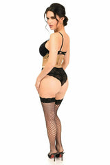 Daisy Corsets Lavish Beige Sheer Lace Underwire Waist Cincher Corset - Daisy Corsets - Flyclothing LLC