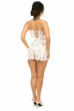 Daisy Corsets Lavish White Sheer Lace Corset Dress - Daisy Corsets