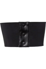 Daisy Corsets Lavish Black w/Black Lace Overlay Corset Belt Cincher - Daisy Corsets - Flyclothing LLC