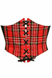 Daisy Corsets Lavish Red Plaid Corset Belt Cincher - Daisy Corsets
