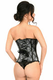 Daisy Corsets Lavish Black Skull Print Underwire Open Cup Underbust Corset - Daisy Corsets