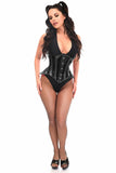 Lavish Black Clear Curvy Underbust Waist Cincher Corset - Daisy Corsets